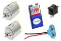 Will a 9v battery power a 12v motor